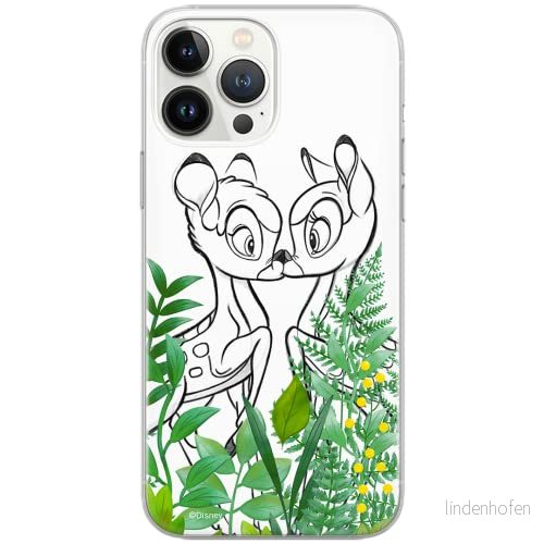 ERT GROUP mobiltelefonfodral för Iphone 13 PRO MAX originalt och officiellt licensierat Disney mönster Bambi 009 Vit optimalt anpassad till formen på mobiltelefonen, fodral tillverkad av TPU plast 5903932872057