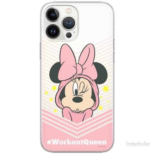 ERT GROUP mobiltelefonfodral för Samsung F62 / M62 originalt och officiellt licensierat Disney mönster Minnie 053 optimalt anpassad till formen på mobiltelefonen, gedeeltelijk transparant 5904805525667