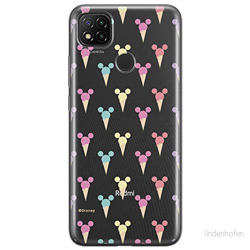 ERT GROUP mobiltelefonfodral för Xiaomi REDMI 9C originalt och officiellt licensierat Disney mönster Mickey 002 optimalt anpassad till formen på mobiltelefonen, gedeeltelijk transparant 5903040274590
