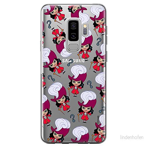 ERT GROUP mobiltelefonfodral för Samsung S9 PLUS originalt och officiellt licensierat Disney mönster James Hook 002 optimalt anpassad till formen på mobiltelefonen, gedeeltelijk transparant 5905131452405