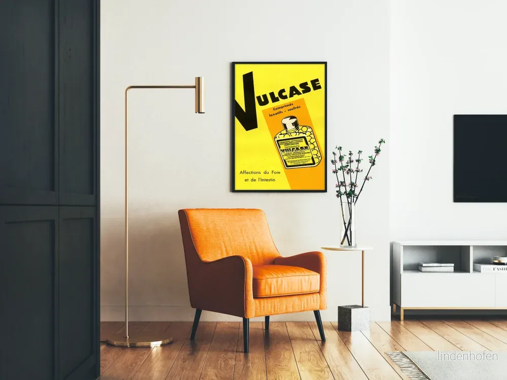 Vintage reklamposter för vulkansläkemedel - Bild 2