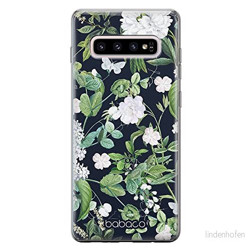 ERT GROUP mobiltelefonfodral för Samsung S10 PLUS originalt och officiellt licensierat Babaco mönster Flowers 034 optimalt anpassad till formen på mobiltelefonen, fodral tillverkad av TPU plast 5905131289681