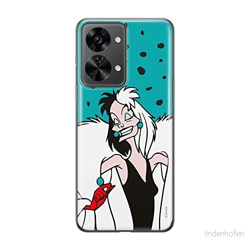 ERT GROUP mobiltelefonfodral för Oneplus NORD 2T 5G originalt och officiellt licensierat Disney mönster Cruella 004 optimalt anpassad till formen på mobiltelefonen, fodral tillverkad av TPU plast 5905511279912