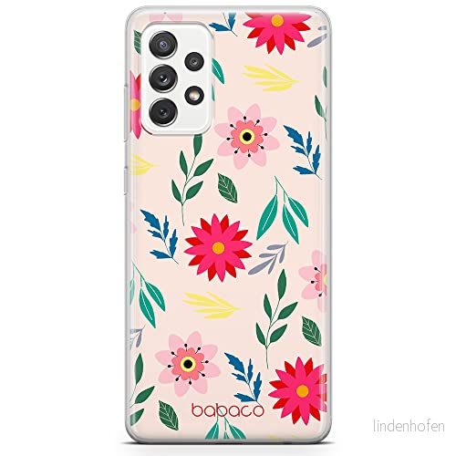ERT GROUP mobiltelefonfodral för Samsung A33 5G originalt och officiellt licensierat Babaco mönster Flowers 010 optimalt anpassad till formen på mobiltelefonen, fodral tillverkad av TPU plast 5904805349225