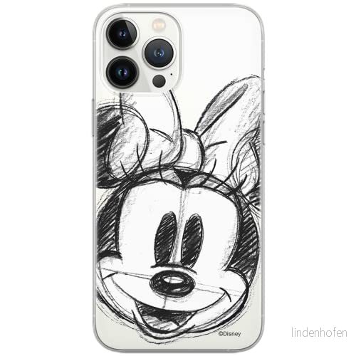 ERT GROUP mobiltelefonfodral för Apple Iphone 6/6S originalt och officiellt licensierat Disney mönster Minnie 012 Vit optimalt anpassad till formen på mobiltelefonen, gedeeltelijk transparant 5903040017470