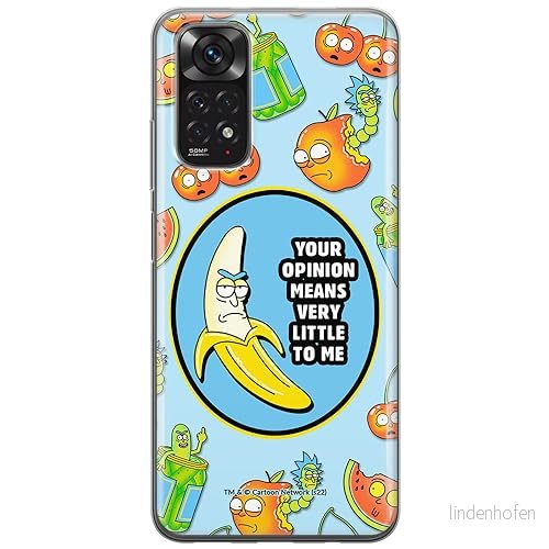 ERT GROUP mobiltelefonfodral för Xiaomi REDMI NOTE 11 4G/ 11S 4G originalt och officiellt licensierat Rick and Morty mönster & 009, fodral tillverkad av TPU plast 5905511128012