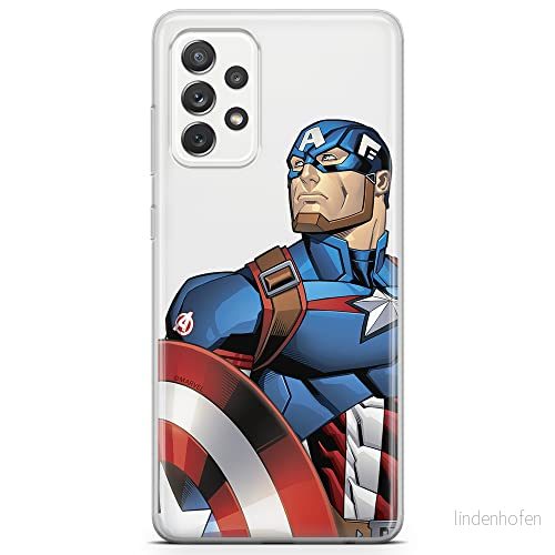 ERT GROUP mobiltelefonfodral för Samsung A72 5G originalt och officiellt licensierat Marvel mönster Captain America 011 optimalt anpassad till formen på mobiltelefonen, gedeeltelijk transparant 5903040082133