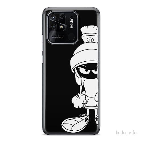 ERT GROUP mobiltelefonfodral för Xiaomi REDMI 10C originalt och officiellt licensierat Looney Tunes mönster Marwin 002 optimalt anpassad till formen på mobiltelefonen, fodral tillverkad av TPU plast 5905511543136