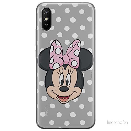 ERT GROUP mobiltelefonfodral för Xiaomi REDMI 9A originalt och officiellt licensierat Disney mönster Minnie 057 optimalt anpassad till formen på mobiltelefonen, fodral tillverkad av TPU plast 5903040272251