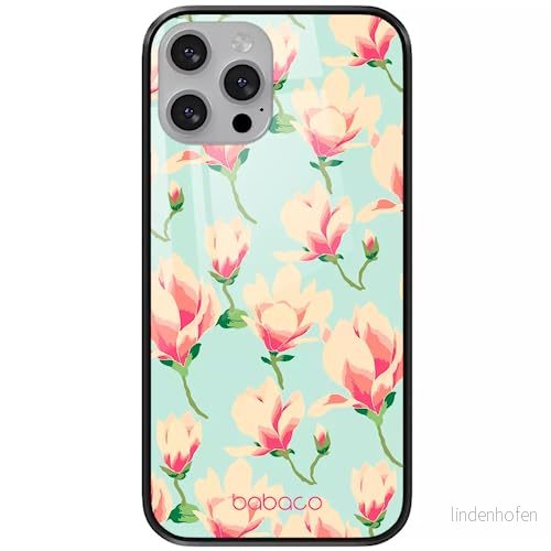 ERT GROUP mobiltelefonfodral för Apple Iphone 13 PRO originalt och officiellt licensierat Babaco mönster Flowers 016 tillverkad av härdat glas, skyddsfodral 5904805879470