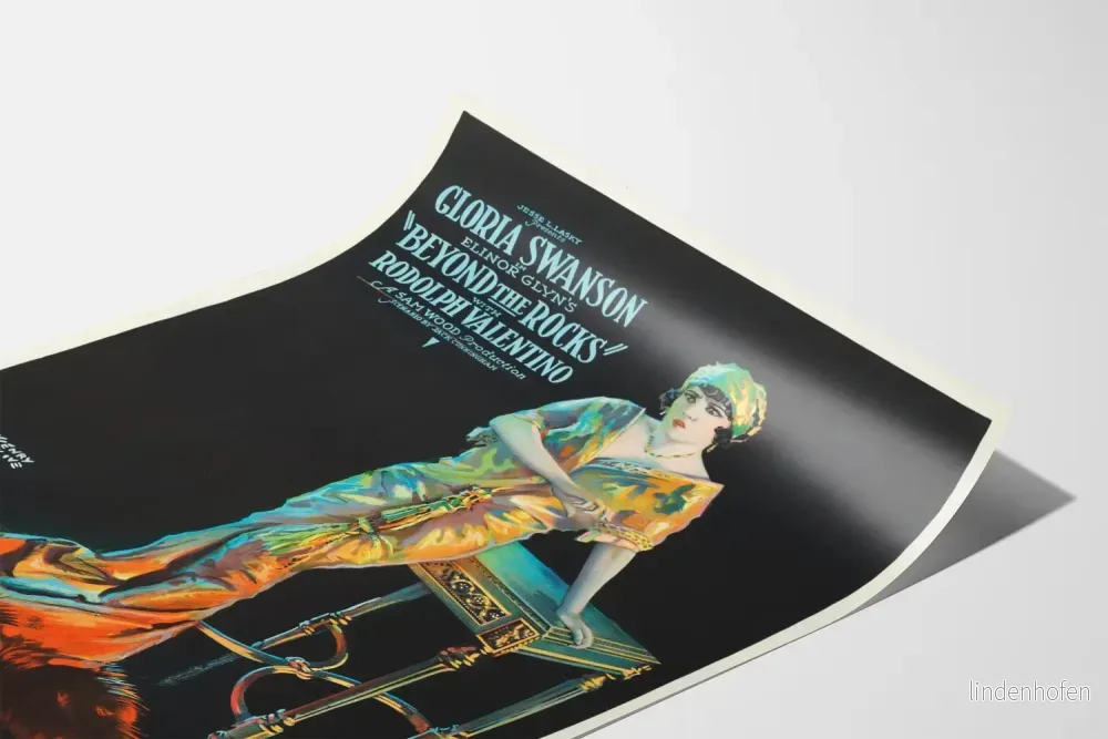 Vintageaffisch Beyond the Rocks med Gloria Swanson - Bild 3