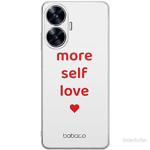 ERT GROUP mobiltelefonfodral för Realme C55 originalt och officiellt licensierat Babaco mönster More self love 001 optimalt anpassad till formen på mobiltelefonen, fodral tillverkad av TPU plast 5905511866129