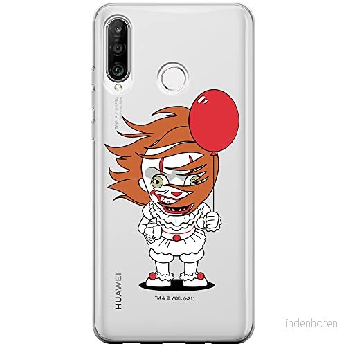 ERT GROUP mobiltelefonfodral för Huawei P30 Lite originalt och officiellt licensierat Horror mönster It 005 Vit optimalt anpassad till formen på mobiltelefonen, gedeeltelijk transparant 5905131955548