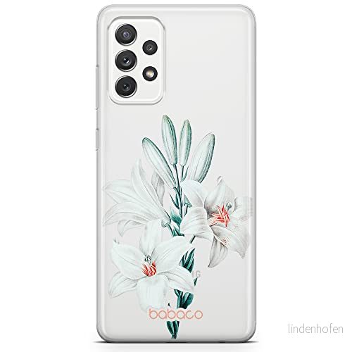 ERT GROUP mobiltelefonfodral för Samsung A52 5G / LTE 4G A52S originalt och officiellt licensierat Babaco mönster Flowers 039 anpassad till formen på mobiltelefonen, gedeeltelijk transparant 5905131308566