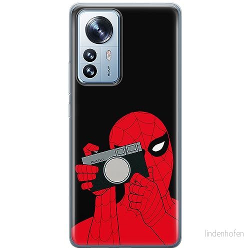 ERT GROUP mobiltelefonfodral för Xiaomi 12 / 12X originalt och officiellt licensierat Marvel mönster Spider Man 026 optimalt anpassad till formen på mobiltelefonen, fodral tillverkad av TPU plast 5905795003463
