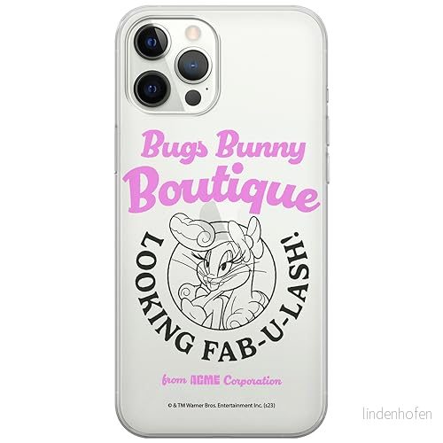 ERT GROUP mobiltelefonfodral för Iphone 12/12 PRO originalt och officiellt licensierat Looney Tunes mönster Lola 011 optimalt anpassad till formen på mobiltelefonen, gedeeltelijk transparant 5905795075248