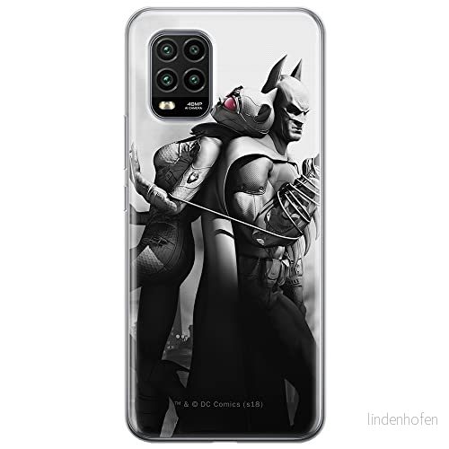 ERT GROUP mobiltelefonfodral för Xiaomi MI 10 LITE originalt och officiellt licensierat DC mönster Batman 011 optimalt anpassad till formen på mobiltelefonen, fodral tillverkad av TPU plast 5903537164649
