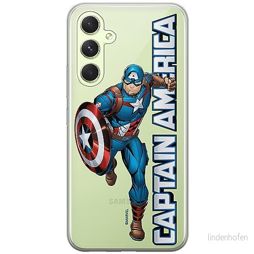 ERT GROUP mobiltelefonfodral för Samsung A54 5G originalt och officiellt licensierat Marvel mönster Capitan America 030 optimalt anpassad till formen på mobiltelefonen, gedeeltelijk transparant 5905511805746
