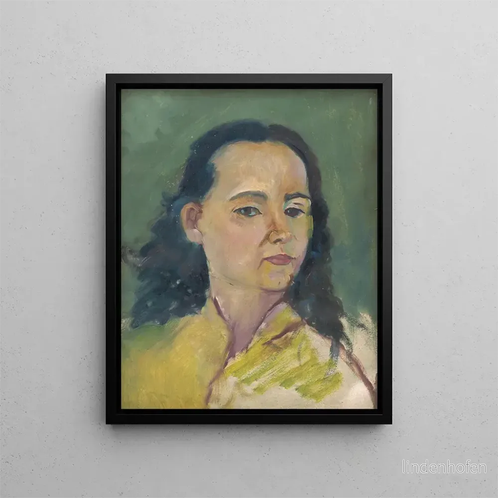 Målning Portrait d'une femme - Arnold Peter Weisz-Kubínčan | Konsttryck