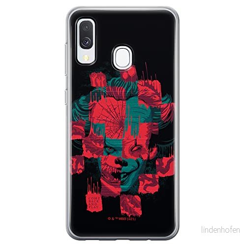 ERT GROUP mobiltelefonfodral för Samsung A40 originalt och officiellt licensierat Horror mönster It 013 optimalt anpassad till formen på mobiltelefonen, fodral tillverkad av TPU plast 5905131982278