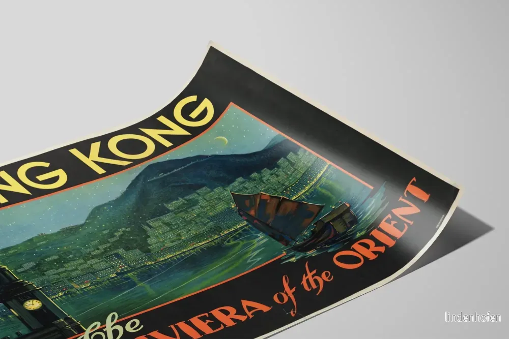 Vintageposter Hong Kong La Riviera de l'Orient - Bild 2