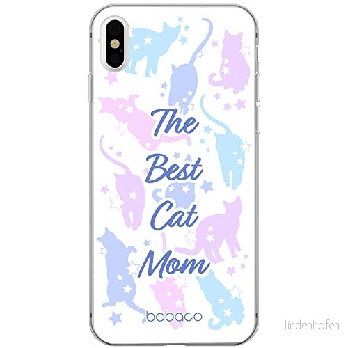 ERT GROUP mobiltelefonfodral för Iphone XS Max originalt och officiellt licensierat Babaco mönster Cats 017 optimalt anpassad till formen på mobiltelefonen, fodral tillverkad av TPU plast 5905131082343
