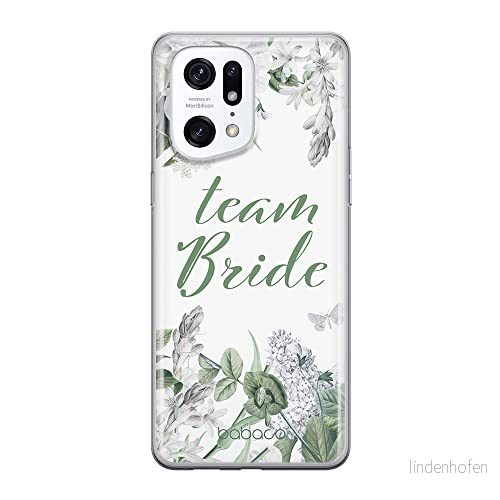 ERT GROUP mobiltelefonfodral för Oppo FIND X5 PRO originalt och officiellt licensierat Babaco mönster Team Bride 005 optimalt anpassad till formen på mobiltelefonen, fodral tillverkad av TPU plast 5905511410049