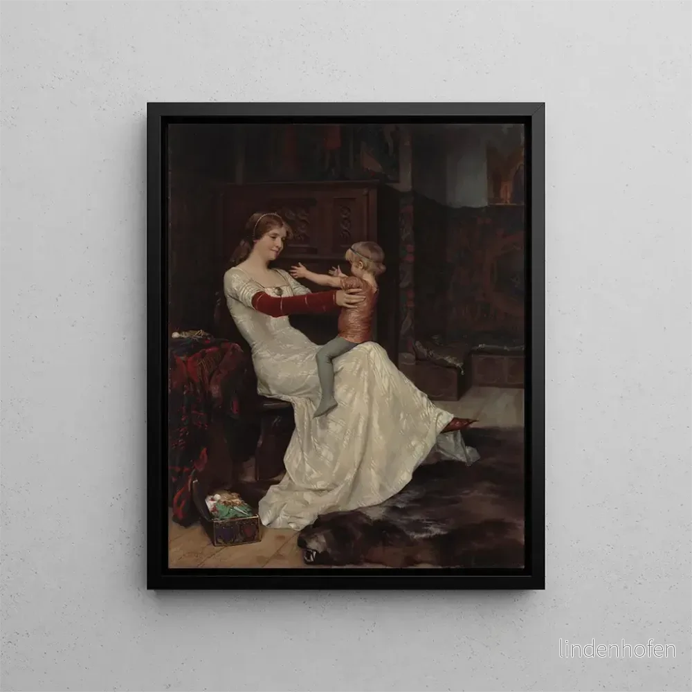 Målning Reine Bianca - Albert Edelfelt | Konsttryck