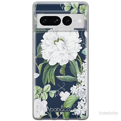 ERT GROUP mobiltelefonfodral för Google PIXEL 7 PRO originalt och officiellt licensierat Babaco mönster Flowers 031 optimalt anpassad till formen på mobiltelefonen, fodral tillverkad av TPU plast 5905795172497