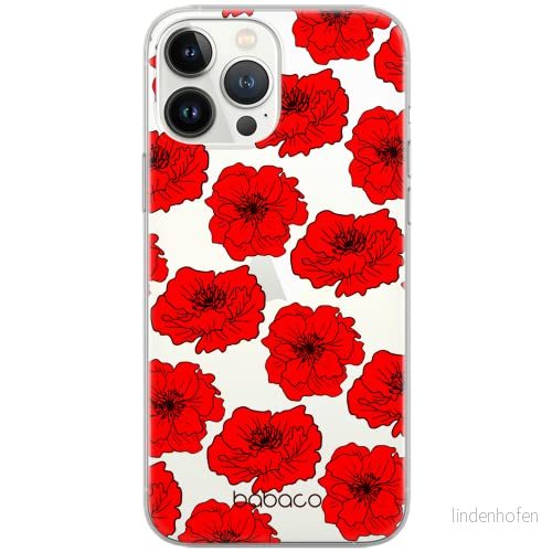 ERT GROUP mobiltelefonfodral för Huawei P30 Lite originalt och officiellt licensierat Babaco mönster Flowers 018 Vit optimalt anpassad till formen på mobiltelefonen, gedeeltelijk transparant 5903932634334