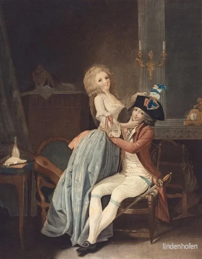 Målning Le Cocarde nationale - Auguste Claude Simon Legrand efter Louis Léopold Boilly | Konsttryck - Bild 2