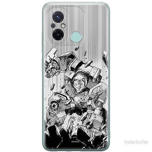 ERT GROUP mobiltelefonfodral för Xiaomi REDMI 12C/ 11A originalt och officiellt licensierat Marvel mönster Iron Man 018 anpassad till formen på mobiltelefonen, fodral tillverkad av TPU plast 5905511856229