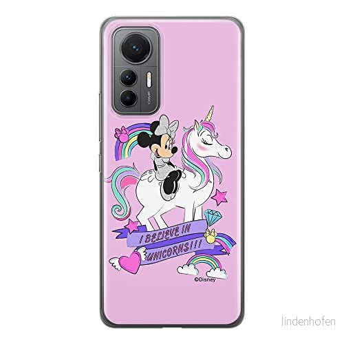 ERT GROUP mobiltelefonfodral för Xiaomi 12 LITE originalt och officiellt licensierat Disney mönster Minnie 035 optimalt anpassad till formen på mobiltelefonen, fodral tillverkad av TPU plast 5905511499389