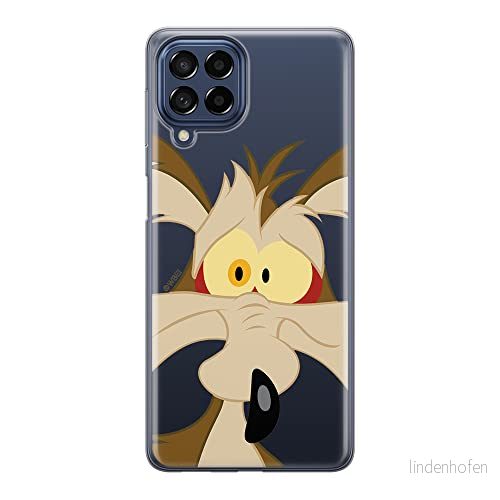 ERT GROUP mobiltelefonfodral för Samsung M53 5G originalt och officiellt licensierat Looney Tunes mönster Coyote 001 optimalt anpassad till formen på mobiltelefonen, gedeeltelijk transparant 5905511394936