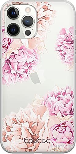ERT GROUP mobiltelefonfodral för Apple Iphone 12 PRO MAX originalt och officiellt licensierat Babaco mönster Flowers 001 Vit optimalt anpassad till formen på mobiltelefonen, gedeeltelijk transparant 5903932011586