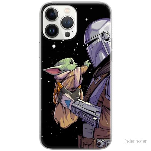 ERT GROUP mobiltelefonfodral för Apple Iphone XS Max originalt och officiellt licensierat Star Wars mönster Baby Yoda 019 Vit anpassad till formen på mobiltelefonen, fodral tillverkad av TPU plast 5904805065392