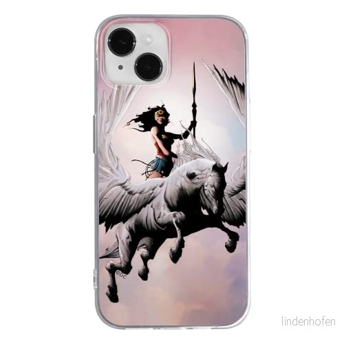 ERT GROUP mobiltelefonfodral för Apple Iphone 14 originalt och officiellt licensierat DC mönster Wonder Woman 002 optimalt anpassad till formen på mobiltelefonen, fodral tillverkad av TPU plast 5905131889713