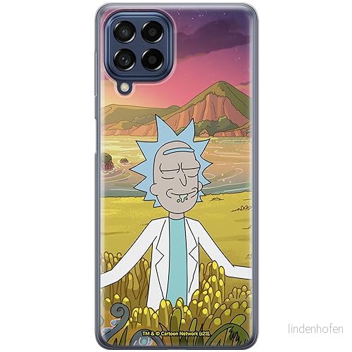 ERT GROUP mobiltelefonfodral för Samsung M33 5G originalt och officiellt licensierat Rick and Morty mönster & 047 anpassad till formen på mobiltelefonen, fodral tillverkad av TPU plast 5905795051006