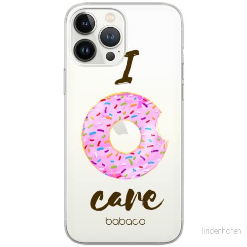 ERT GROUP mobiltelefonfodral för Apple Iphone 5/5S/SE originalt och officiellt licensierat Babaco mönster Donut 001 Vit optimalt anpassad till formen på mobiltelefonen, gedeeltelijk transparant 5904805404238
