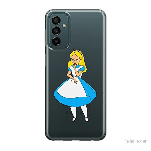 ERT GROUP mobiltelefonfodral för Samsung M13 4G/M23 5G/F23 originalt och officiellt licensierat Disney mönster Alice 010 optimalt anpassad till formen på mobiltelefonen, gedeeltelijk transparant 5905511368388