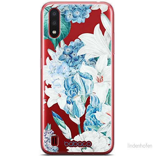 ERT GROUP mobiltelefonfodral för Samsung A01 originalt och officiellt licensierat Babaco mönster Flowers 026 optimalt anpassad till formen på mobiltelefonen, gedeeltelijk transparant 5905131261311