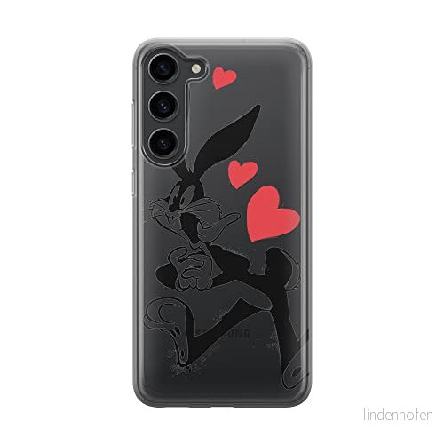 ERT GROUP mobiltelefonfodral för Samsung S23 originalt och officiellt licensierat Looney Tunes mönster Bugs 002 optimalt anpassad till formen på mobiltelefonen, gedeeltelijk transparant 5905511434588