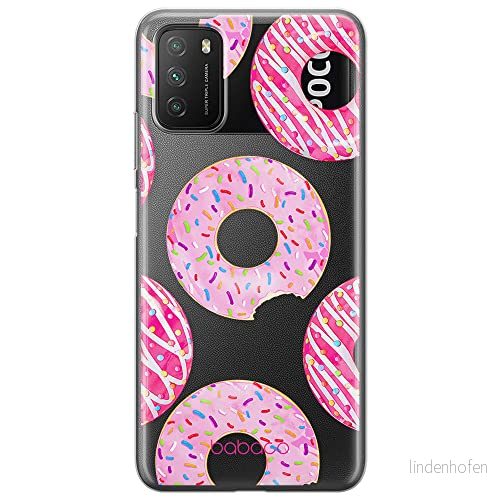ERT GROUP mobiltelefonfodral för Xiaomi REDMI 9T originalt och officiellt licensierat Babaco mönster Donut 002 optimalt anpassad till formen på mobiltelefonen, gedeeltelijk transparant 5904805597169