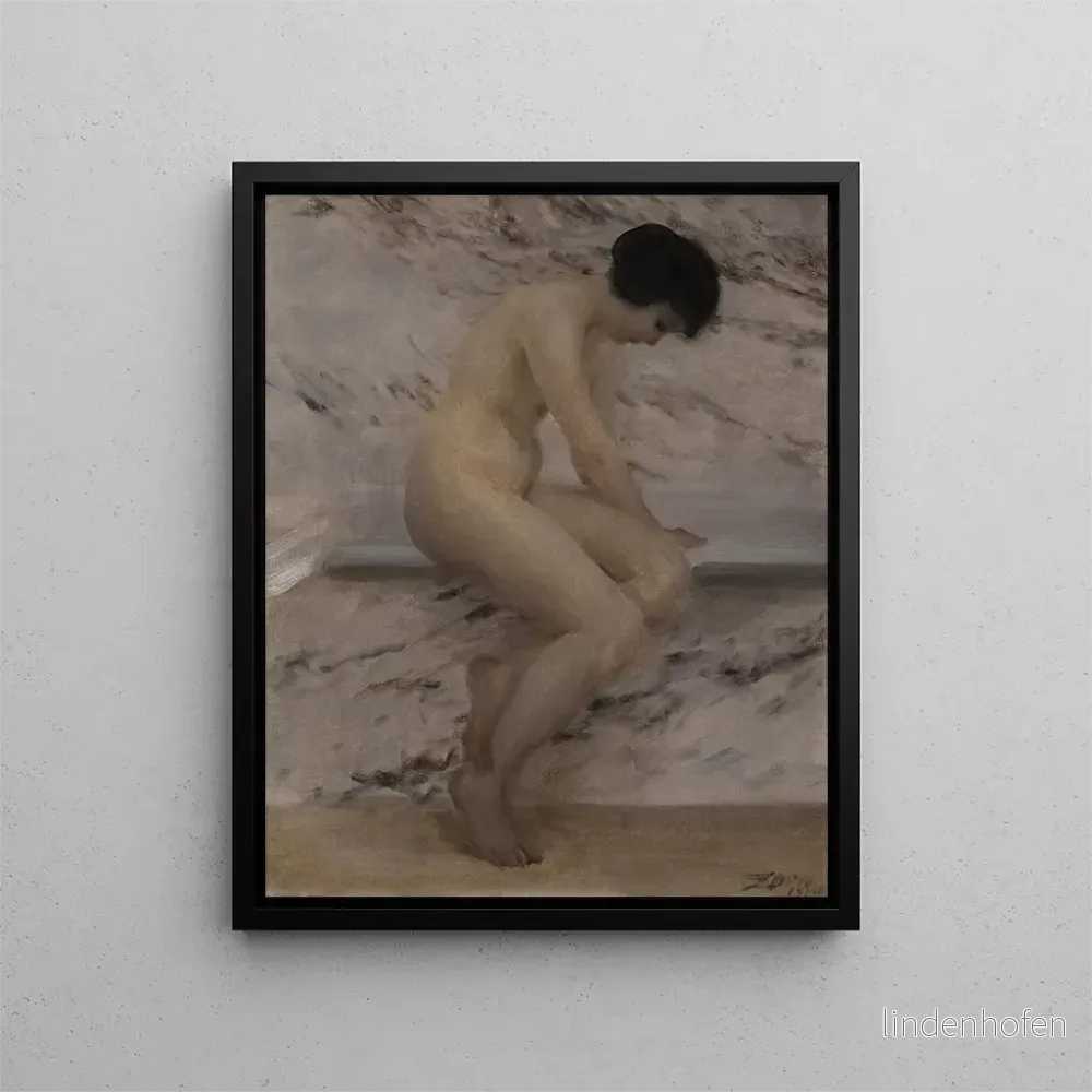 Målning À la baignoire – Anders Zorn | Konsttryck Målning À la baignoire – Anders Zorn | Konsttryck