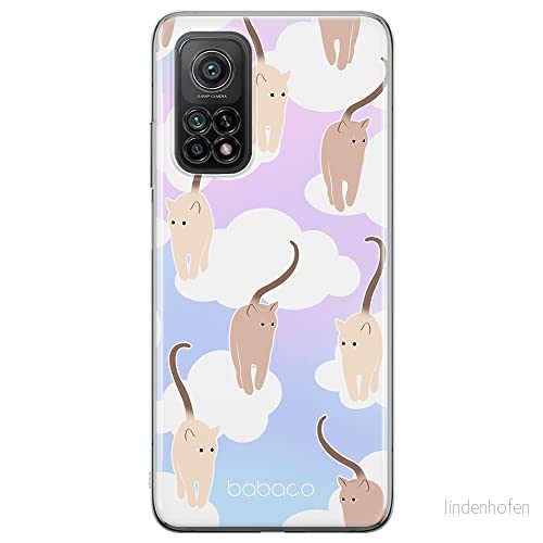 ERT GROUP mobiltelefonfodral för Huawei P20 originalt och officiellt licensierat Babaco mönster Cats 015 Vit optimalt anpassad till formen på mobiltelefonen, fodral tillverkad av TPU plast 5905131071989