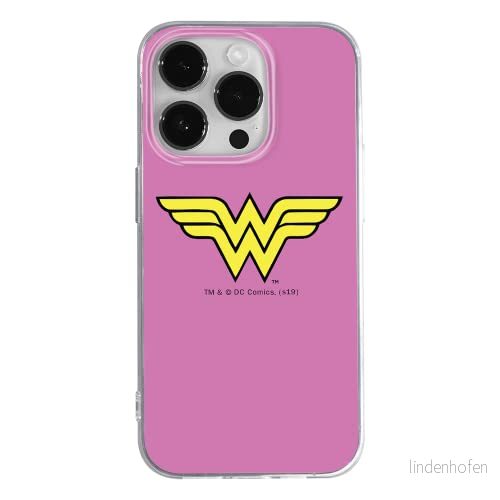 ERT GROUP mobiltelefonfodral för Apple Iphone 14 PRO originalt och officiellt licensierat DC mönster Wonder Woman 005 optimalt anpassad till formen på mobiltelefonen, fodral tillverkad av TPU plast 5905131914484