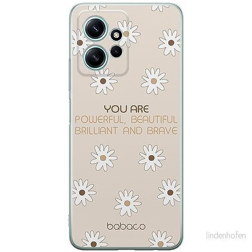 ERT GROUP mobiltelefonfodral för Xiaomi REDMI NOTE 12 4G originalt och officiellt licensierat Babaco mönster Positive vibes 003 anpassad till formen på mobiltelefonen, fodral tillverkad av TPU plast 5905511943325