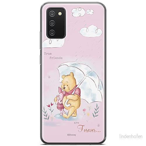 ERT GROUP mobiltelefonfodral för Samsung A02S originalt och officiellt licensierat Disney mönster Winnie the Pooh and friends 009 anpassad till formen på mobiltelefonen, fodral tillverkad av TPU plast 5903040223840