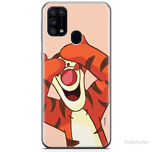 ERT GROUP mobiltelefonfodral för Samsung M31 originalt och officiellt licensierat Disney mönster Winnie the Pooh and friends 035 anpassad till formen på mobiltelefonen, fodral tillverkad av TPU plast 5903537496498