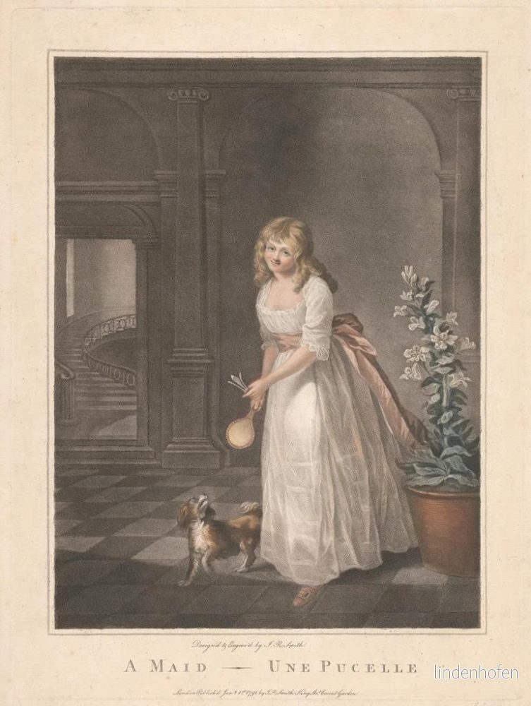 Målning Une Pucelle - John Raphael Smith | Konsttryck - Bild 2